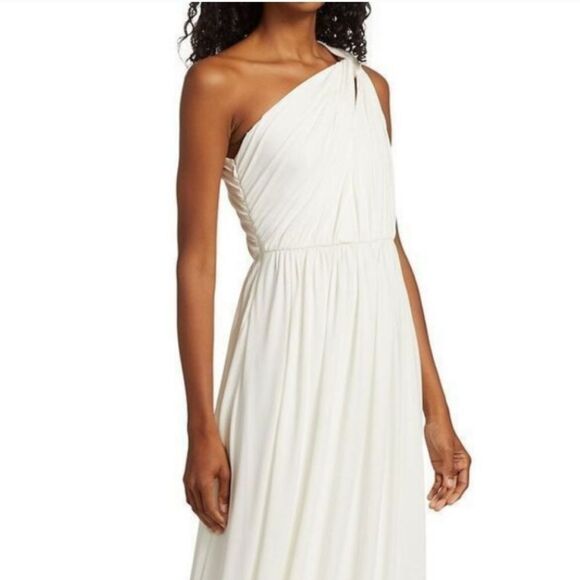 NWT Halston Michaela Shirred Gown STUNNING - Picture 3 of 10